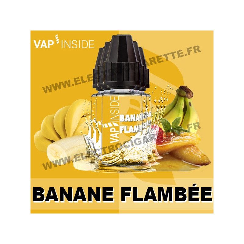 Pack de 5 x Banane Flambée - Vap Inside - 10 ml