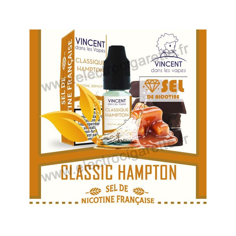 Classique Hampton - Sel de Nicotine Française - VDLV
