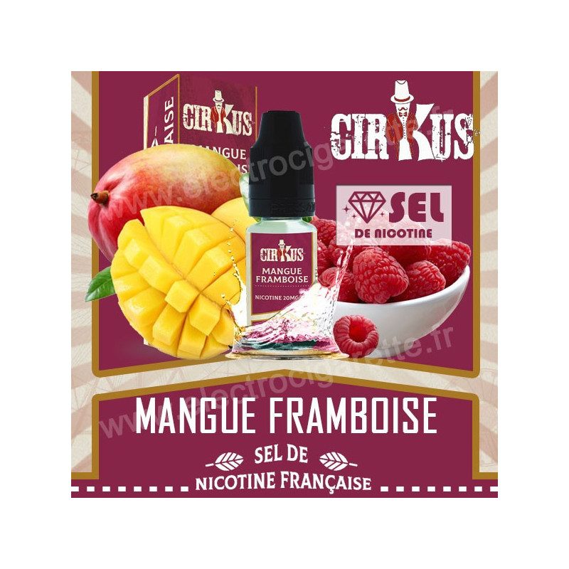 Mangue Framboise - Sel de Nicotine Française - Cirkus VDLV