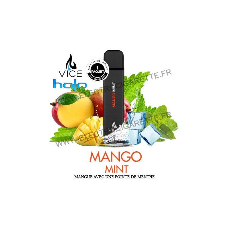 Halo Mango Mint - Cigarette jetable Vice