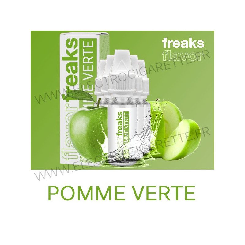 Pack de 5 x Pomme Verte - Freaks - 10 ml