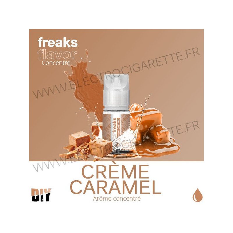 Crème Caramel - Freaks - 30 ml - Arôme concentré DiY