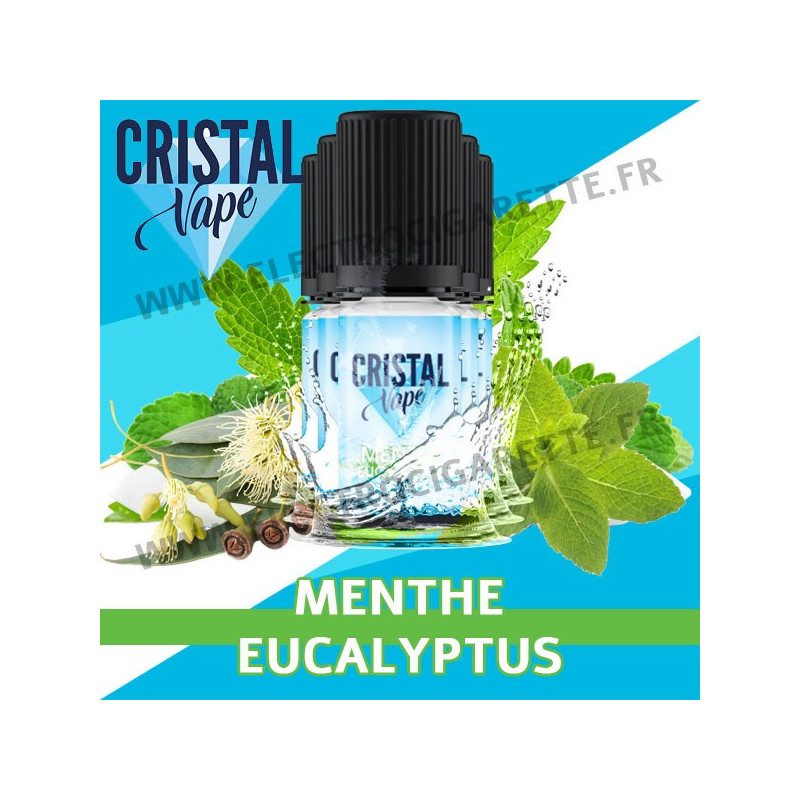 Pack de 5 x Menthe Eucalyptus - Cristal Vapes - 10ml