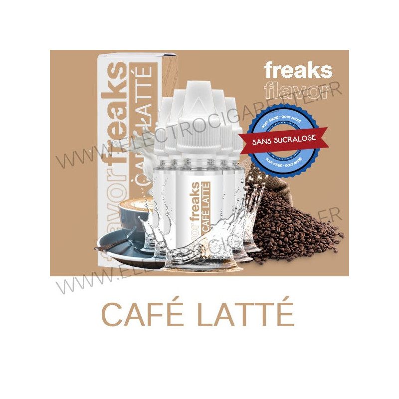 Pack de 5 x Café Latté - Flavor Freaks - 10 ml