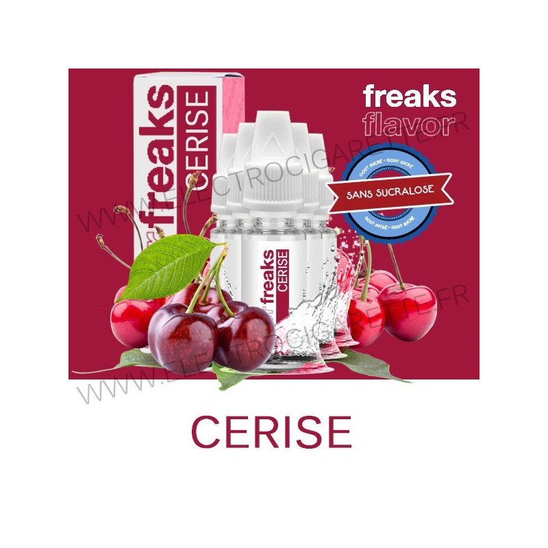 Pack de 5 x Cerise - Flavor Freaks - 10 ml Pack de 5 x Cerise - Flavor Freaks - 10 ml