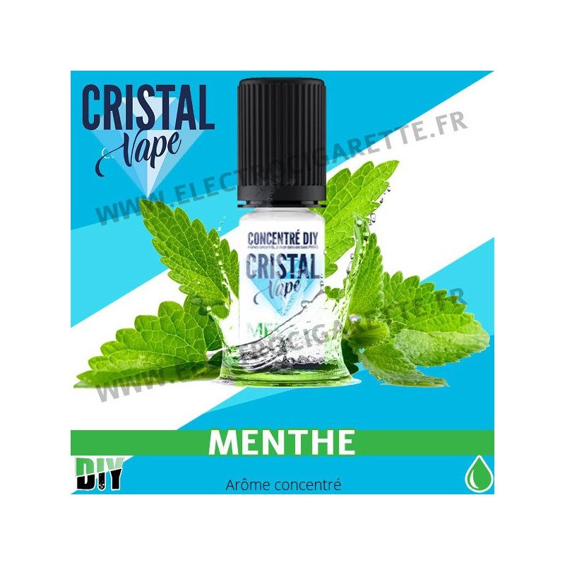 Menthe - Arôme concentré - Cristal Vapes - 10ml - DiY