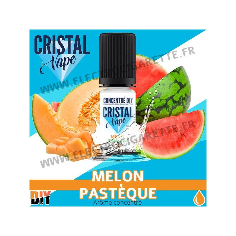 Melon Pastèque - Arôme concentré - Cristal Vapes - 10ml - DiY