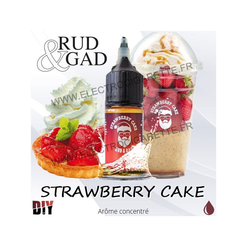 Concentré Strawberry Cake 30ml - Rud & Gad