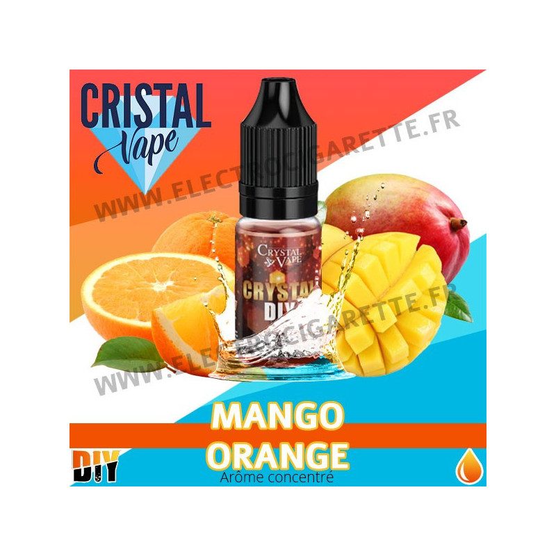 Mango Orange - Arôme concentré - Cristal Vapes - 10ml - DiY
