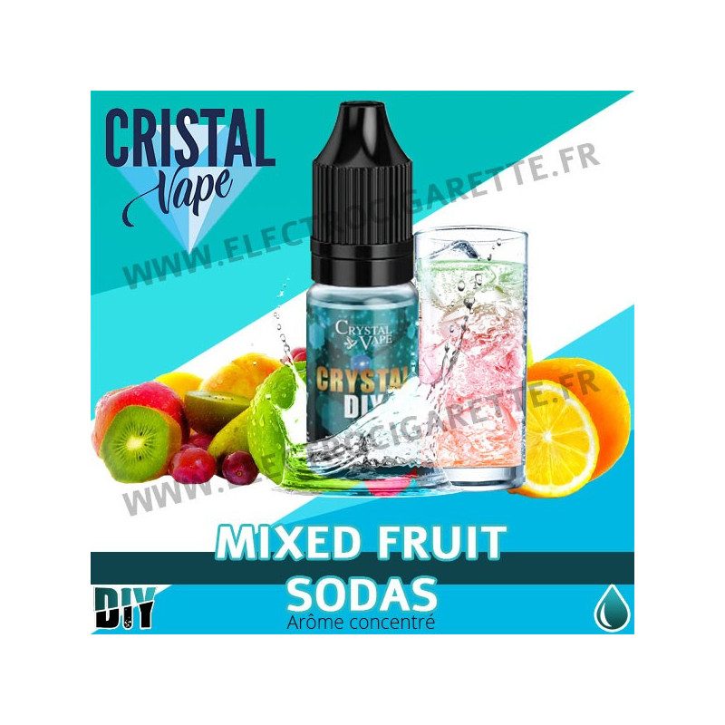 Mixed Fruit Sodas - Arôme concentré - Cristal Vapes - 10ml - DiY