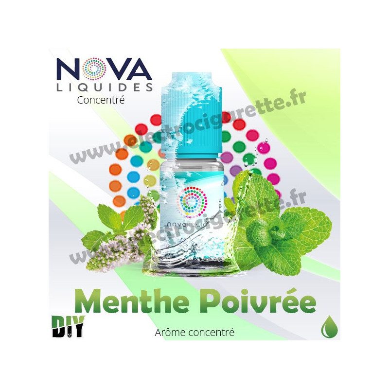 Menthe Poivrée - Arôme concentré - Nova - 10ml - DiY