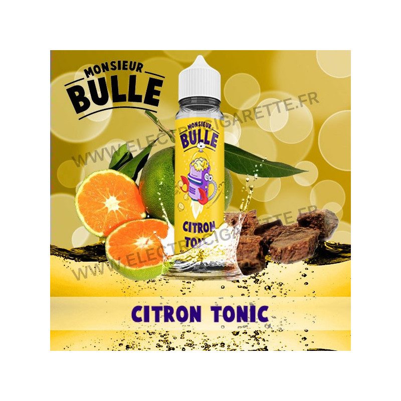 Citron Tonic - Monsieur Bulle - Liquideo - ZHC 60 ml