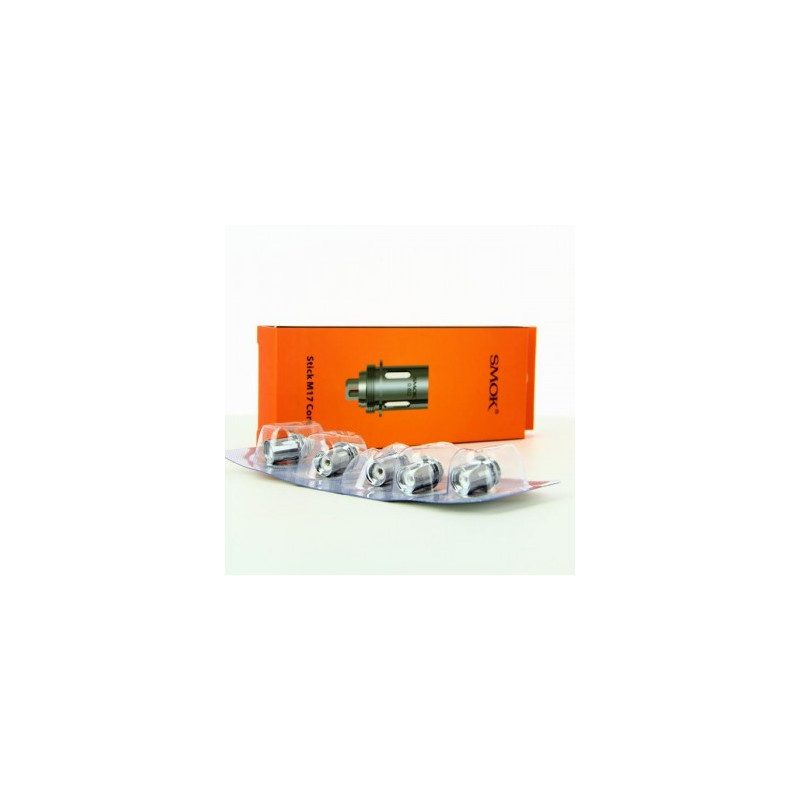 Pack de 5 x résistances Dual 0.6ohm M17 Smok