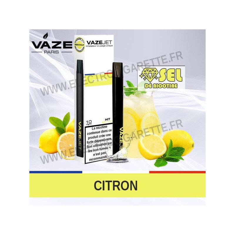 Citron - VazeJet - Cigarette électronique