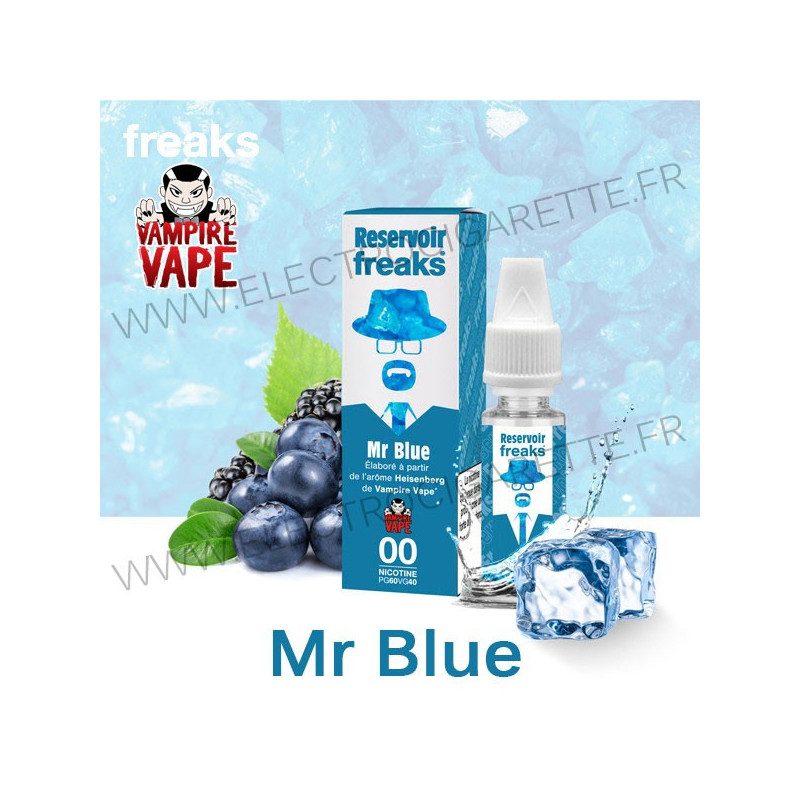 Mr Blue - Réservoir Freaks - Vampire Vape - 10 ml
