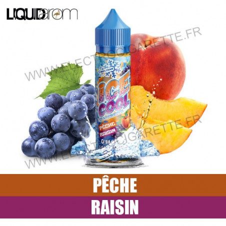 Pêche Raisin - Ice Cool - LiquidArom - ZHC 50 ml