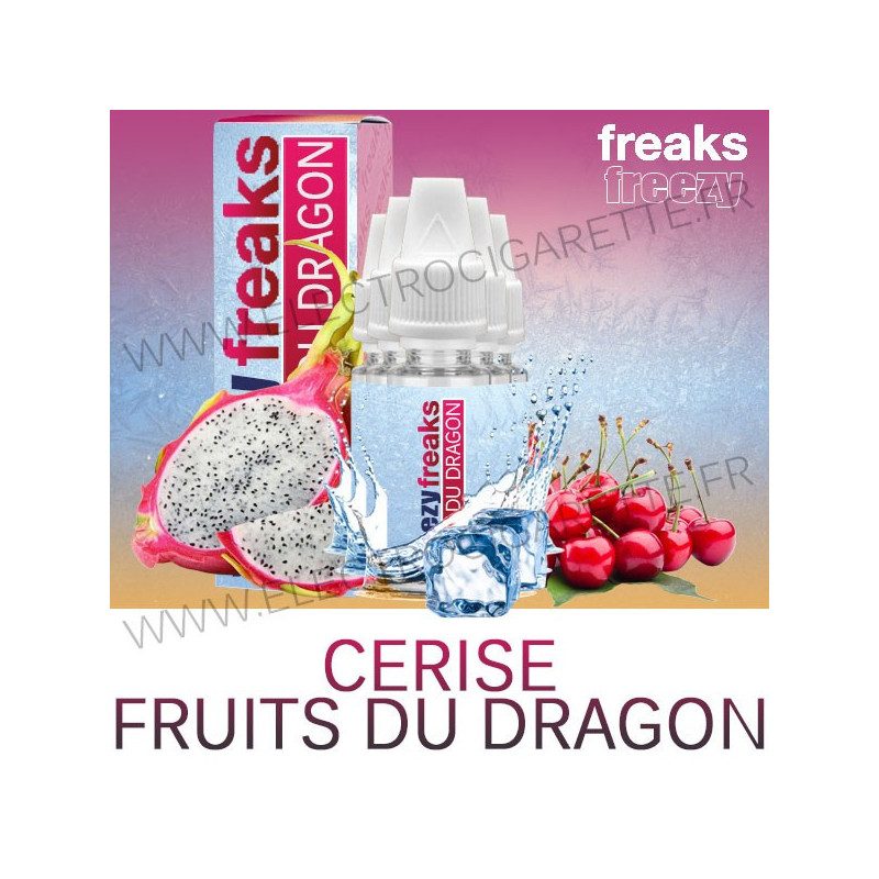 Pack de 5 x Cerise Fruit du Dragon - Freezy Freaks - 10 ml