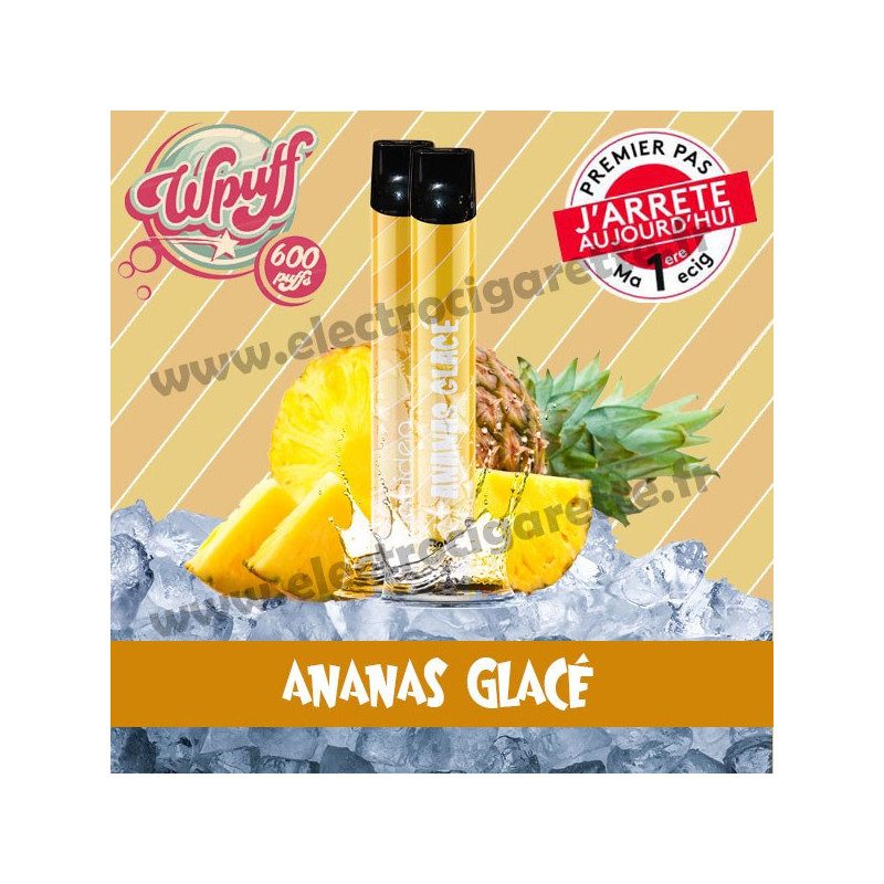 Ananas Glacé - Wpuff - Vape Pen - Cigarette jetable
