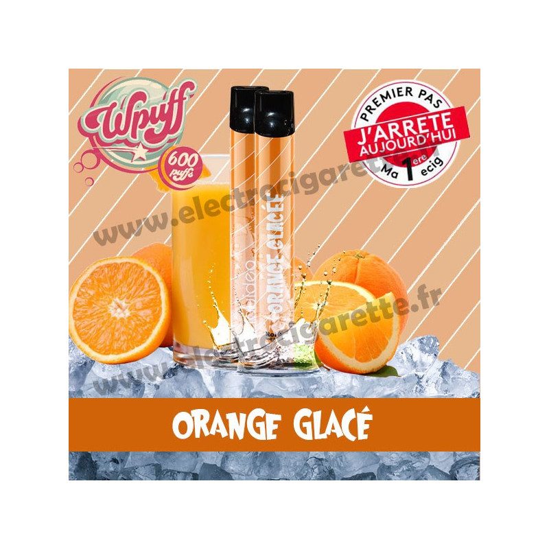 Orange Glacé - Wpuff - Vape Pen - Cigarette jetable