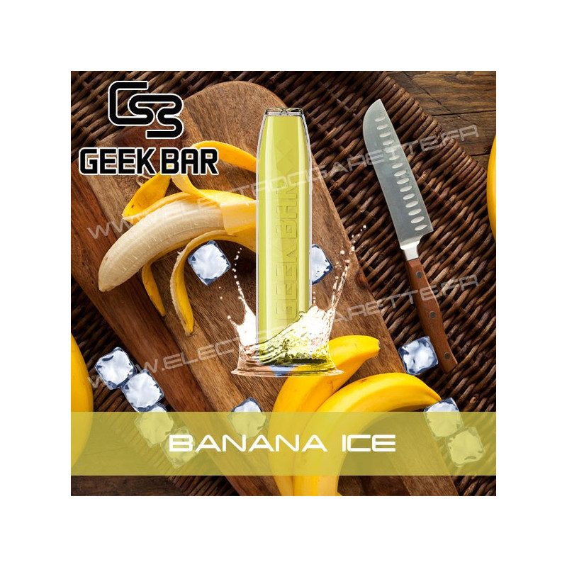 Banana Ice - Geek Bar - Geek Vape - Vape Pen - Cigarette jetable