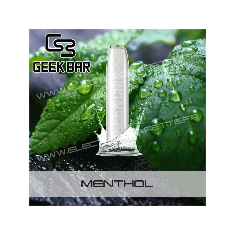 Menthol - Geek Bar - Geek Vape - Vape Pen - Cigarette jetable