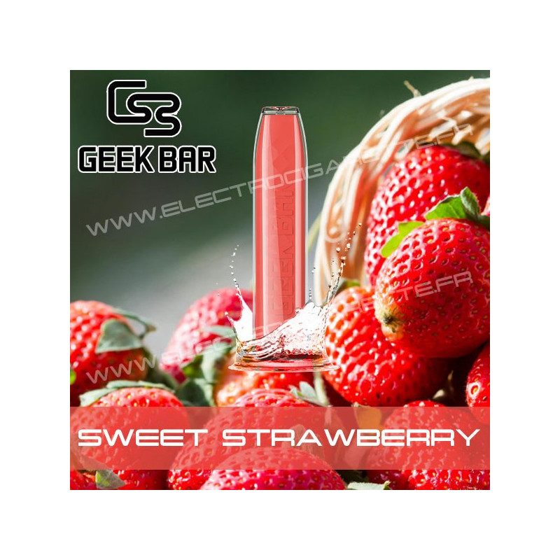 Sweet Strawberry - Geek Bar - Geek Vape - Vape Pen - Cigarette jetable