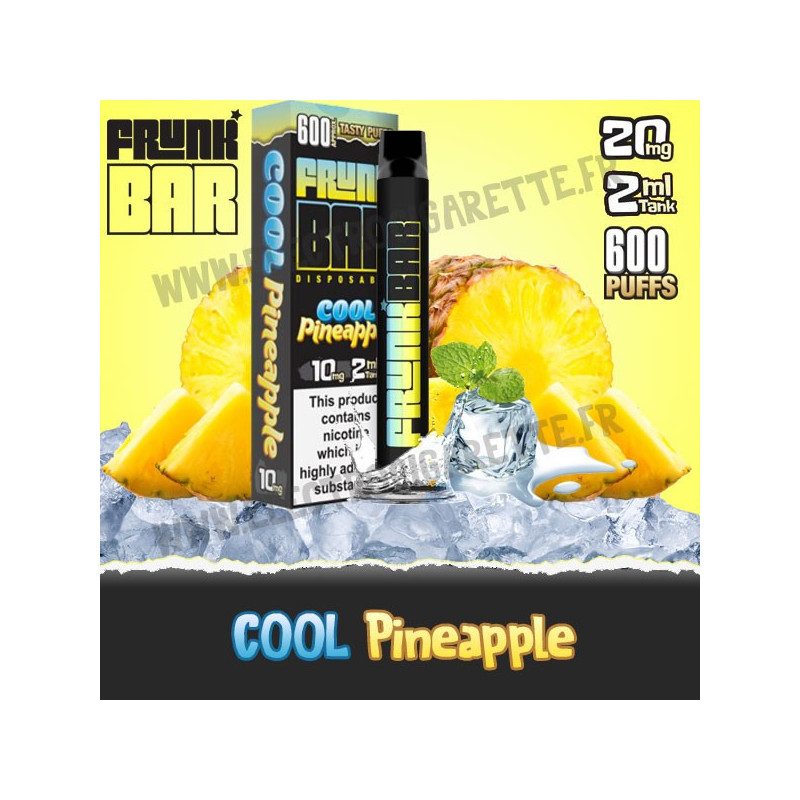 Cool Pineapple - Frunk Bar - Vape Pen - Cigarette jetable