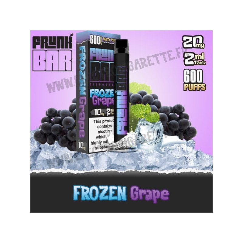 Frozen Grape - Frunk Bar - Vape Pen - Cigarette jetable