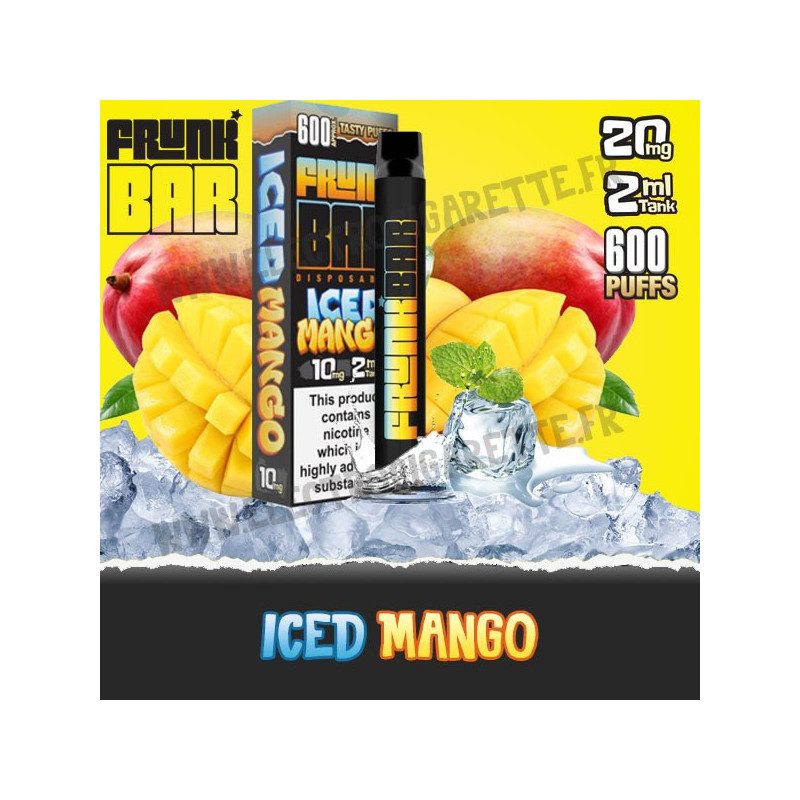 Iced Mango - Frunk Bar - Vape Pen - Cigarette jetable