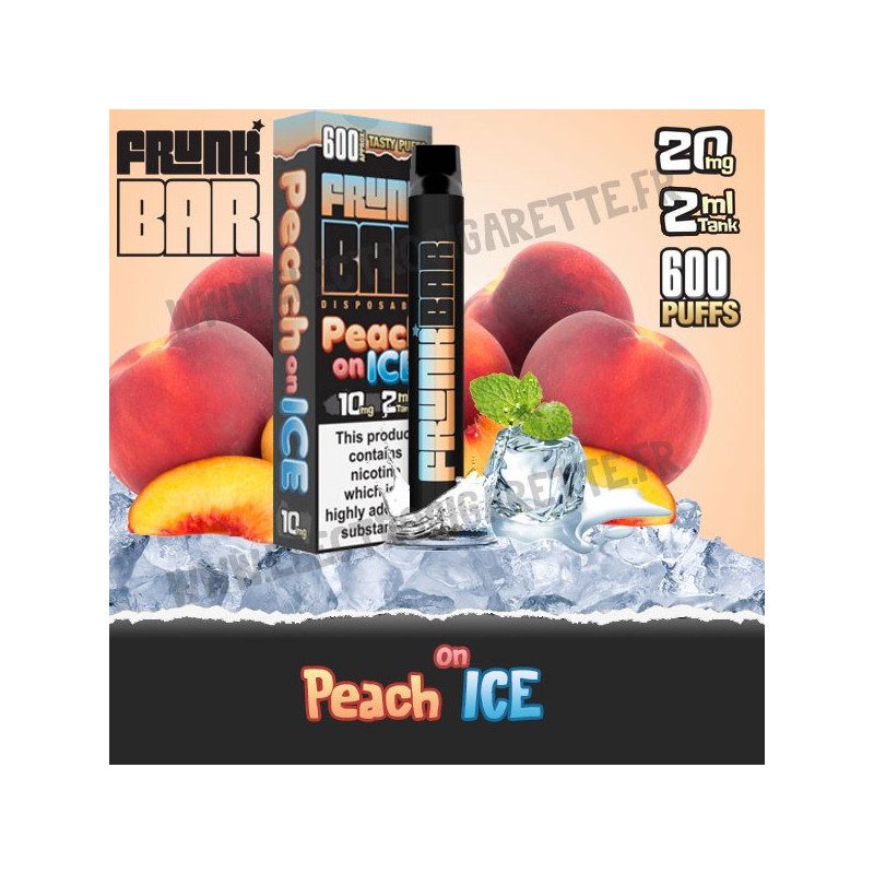 Peach on Ice - Frunk Bar - Cigarette jetable