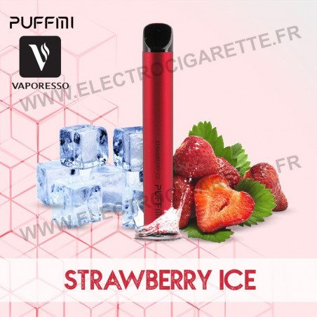 Strawberry Ice - Puffmi - Vaporesso - Vape Pen - Cigarette jetable