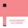 Strawberry Ice Cream - Elf Bar 600 - 550mah 2ml - Vape Pen - Cigarette jetable