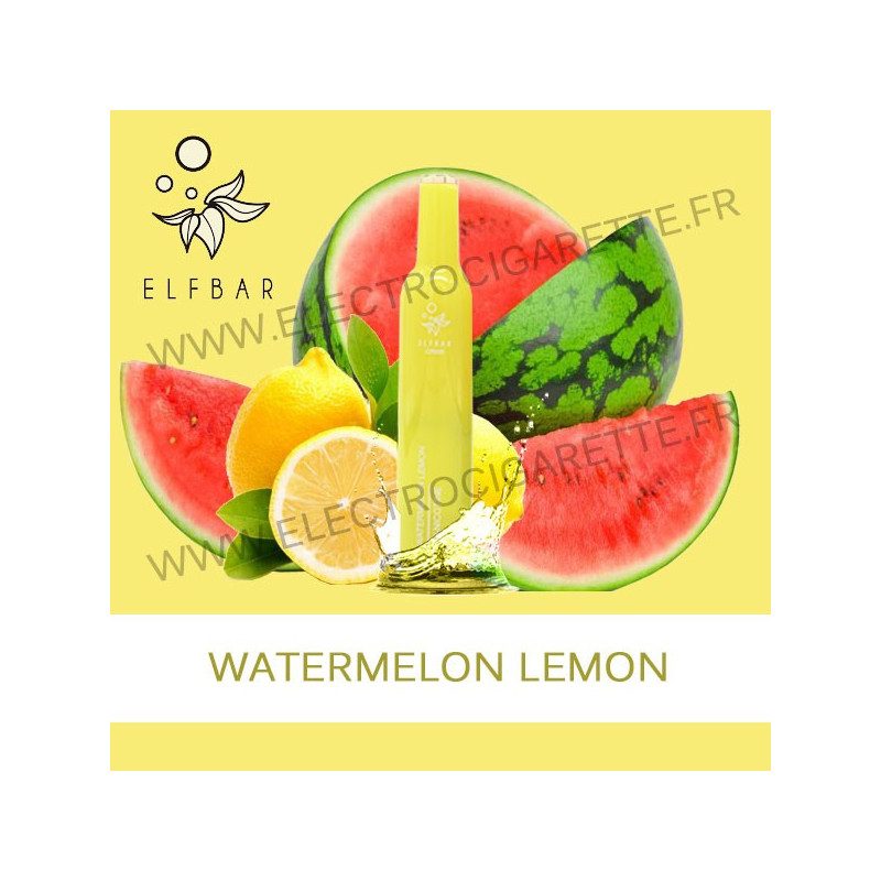Watermelon Lemon - Elf Bar CR500 - Vape Pen - Cigarette jetable