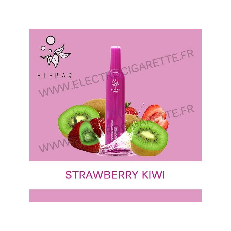 Strawberry Kiwi - Elf Bar CR500 - Vape Pen - Cigarette jetable