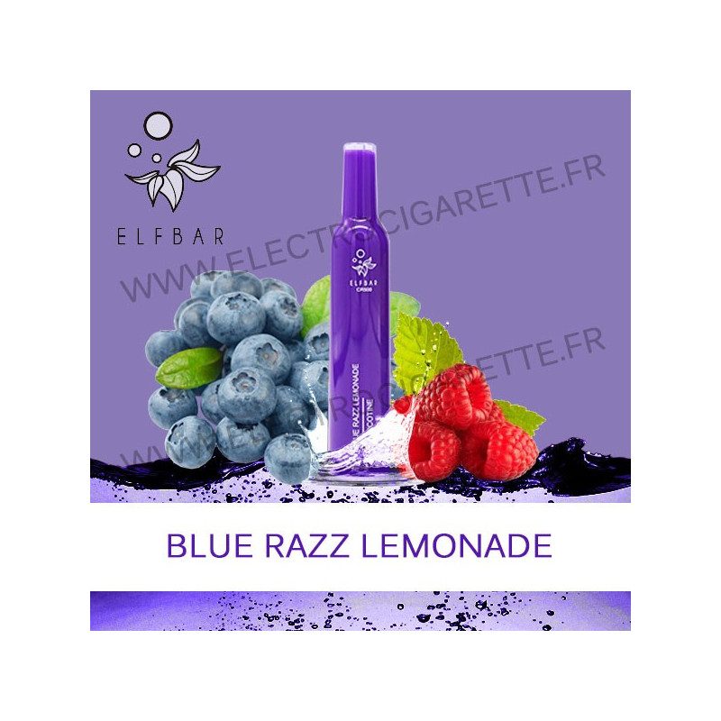 Blue Razz Lemonade - Elf Bar CR500 - Vape Pen - Cigarette jetable