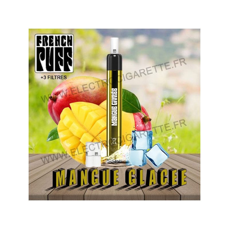 Mangue Glacée - French Puff - French Lab - Vape Pen - Cigarette jetable