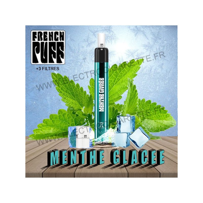 Menthe Glacée - French Puff - French Lab - Vape Pen - Cigarette jetable