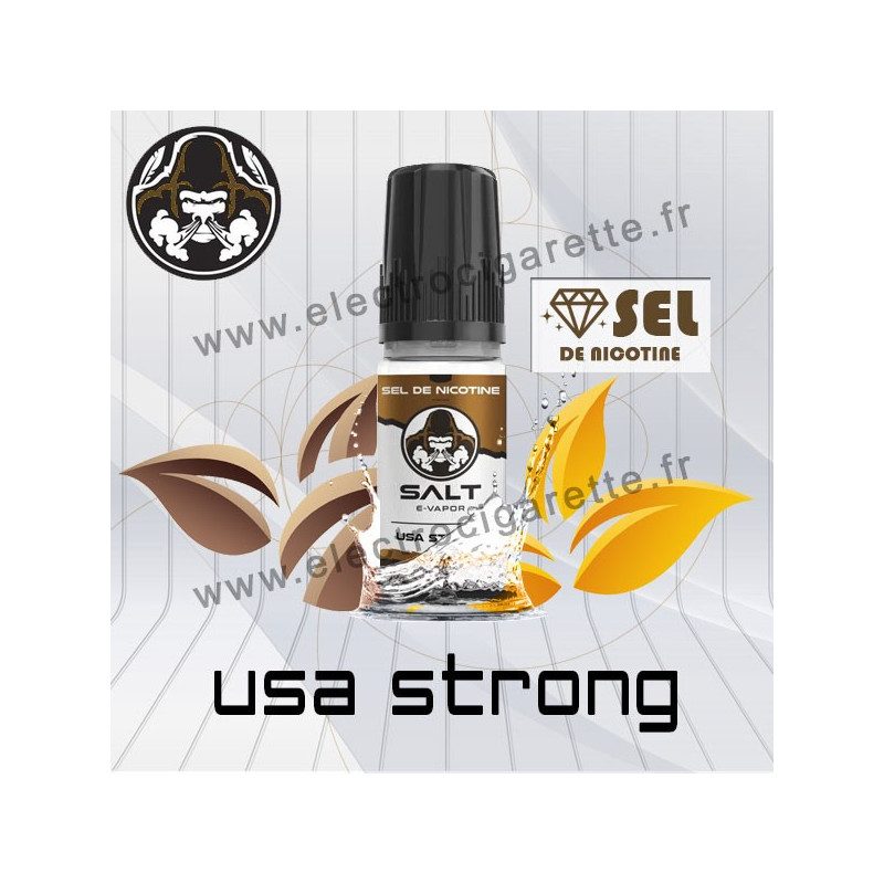 USA Strong - Salt E-vapor - Aux sels de nicotine - New design