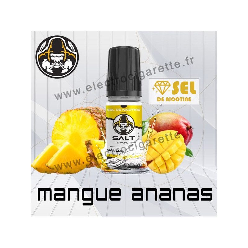Mangue Ananas - Salt E-vapor - Aux sels de nicotine - New design