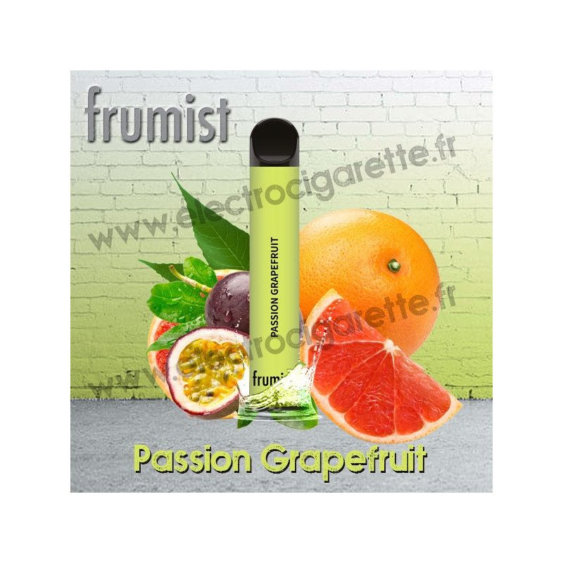 Passion Grapefruit - Frumist - Vape Pen - Cigarette jetable - 20mg