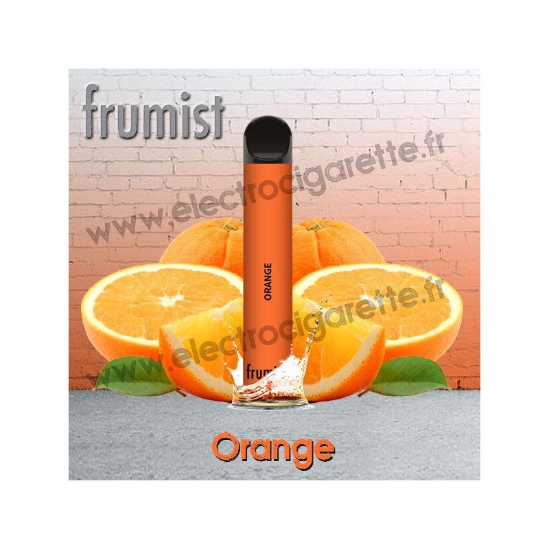 Orange - Frumist - Vape Pen - Cigarette jetable - 20mg