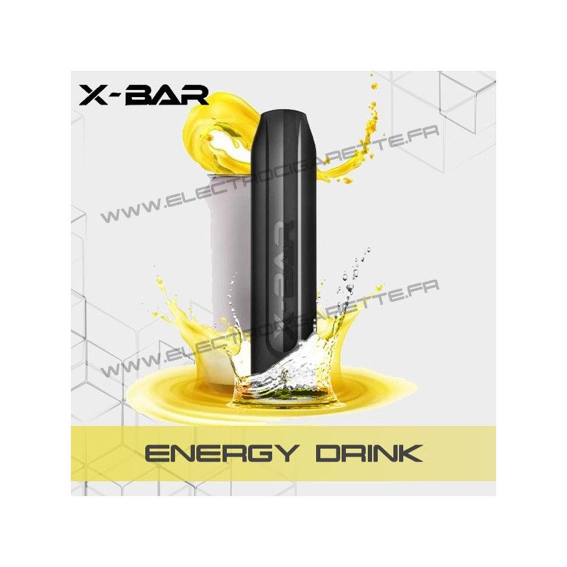 Energy Drink - X-Bar - Vape Pen - Cigarette jetable