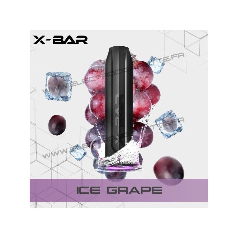 Ice Grape - X-Bar - Vape Pen - Cigarette jetable