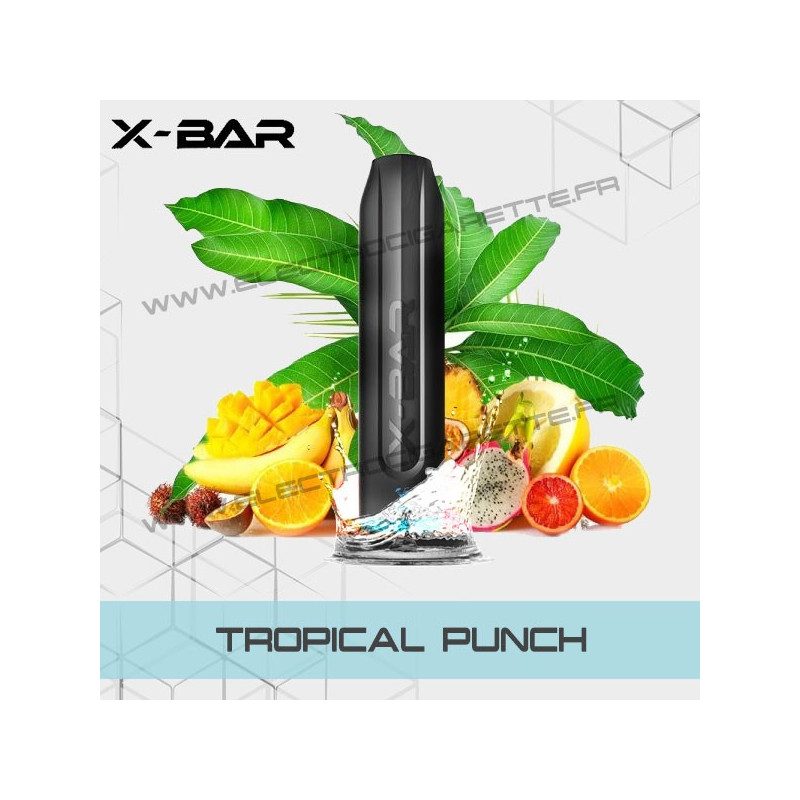 Tropical Punch - X-Bar - Vape Pen - Cigarette jetable