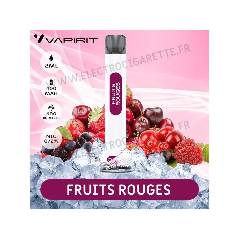 Fruit Rouges - A2 - Vapirit - Vape Pen - Cigarette jetable