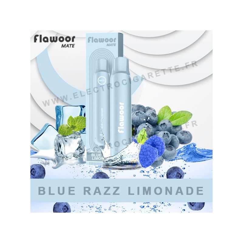 Blue Razz Limonade - Flawoor Mate - Vape Pen - Cigarette jetable