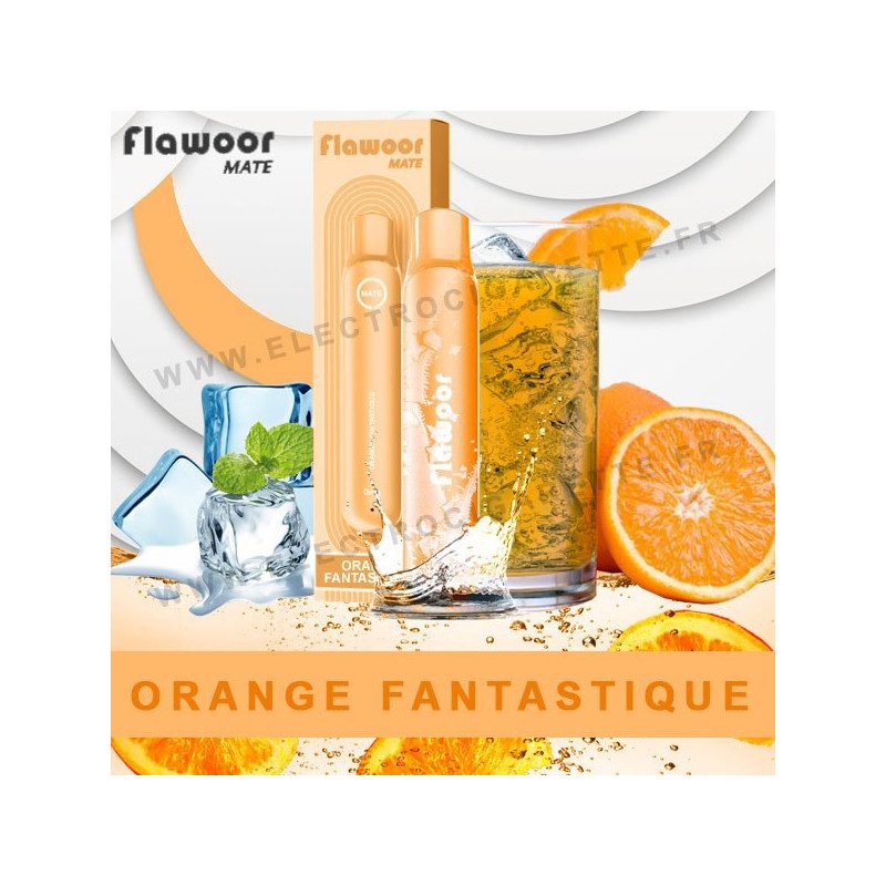 Orange Fantastique - Flawoor Mate - Vape Pen - Cigarette jetable