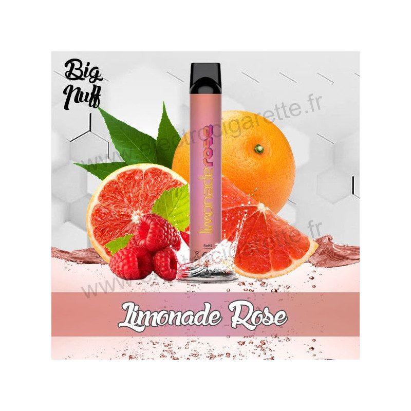 Limonade Rose - Big Puff - Vape Pen - Cigarette jetable