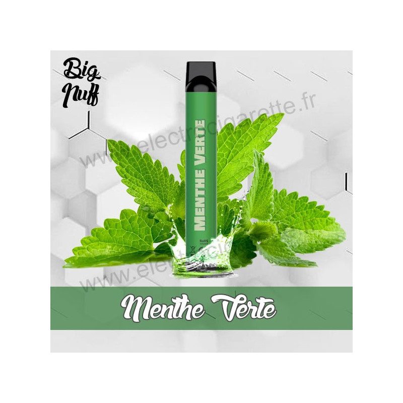 Menthe Verte - Big Puff - Vape Pen - Cigarette jetable