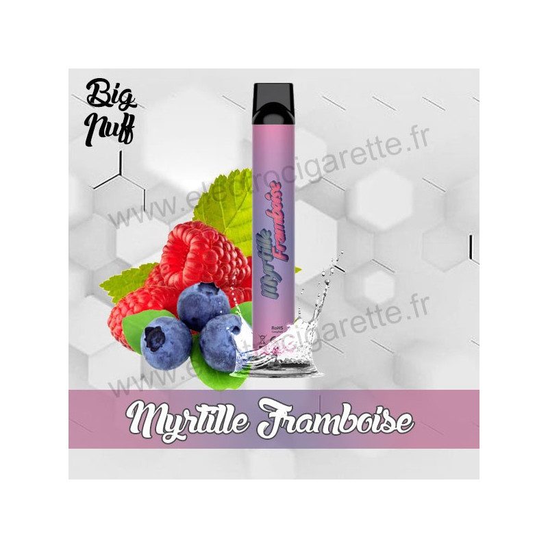 Myrtille Framboise - Big Puff - Vape Pen - Cigarette jetable